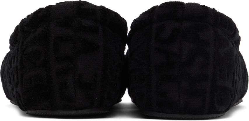 Versace Black Medusa Slippers