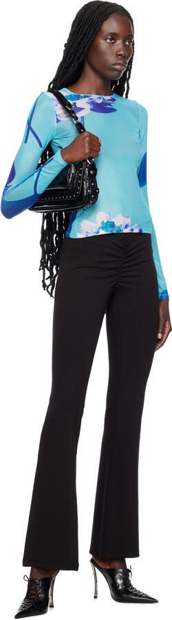 Versace Black Pin-Point Heels - Picture 4