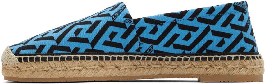 Versace Blue Canvas Espadrilles - Picture 4
