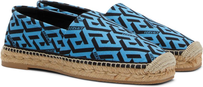Versace Blue Canvas Espadrilles - Picture 2