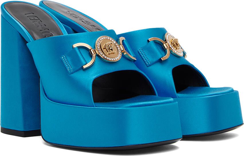 Versace Blue Medusa '95 Mules - Picture 2