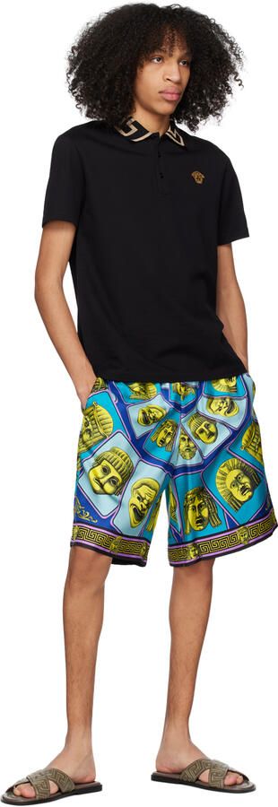 Versace Brown Greca Sandals