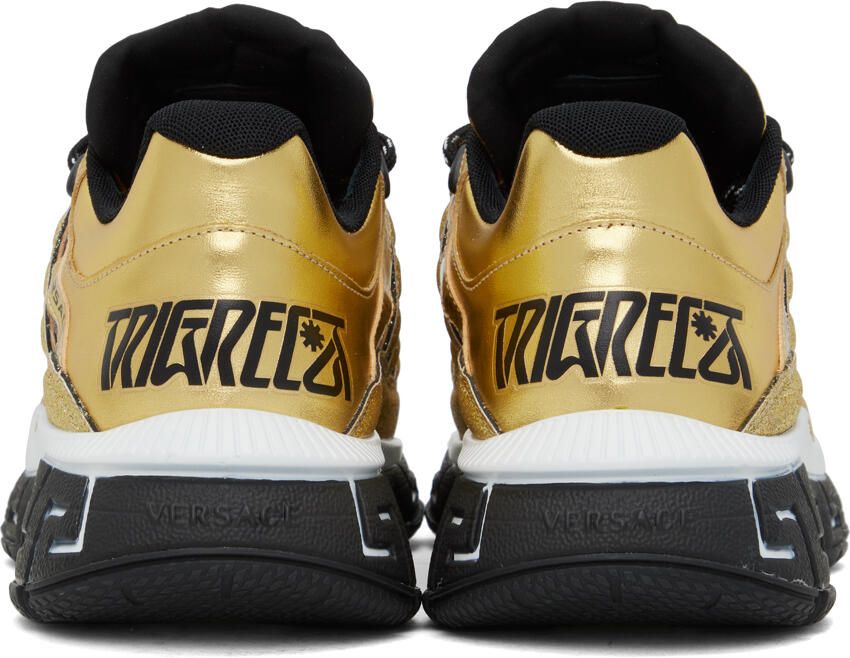 Versace Gold Trigreca Sneakers