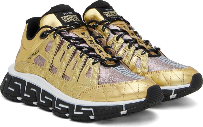 Versace Gold Trigreca Sneakers - Picture 2
