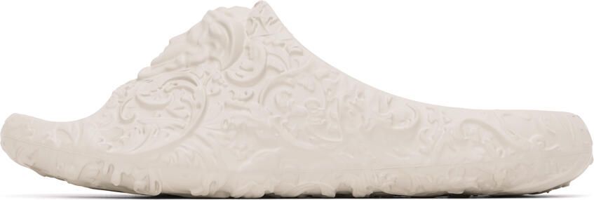 Versace Gray Medusa Dimension Slides - Picture 3