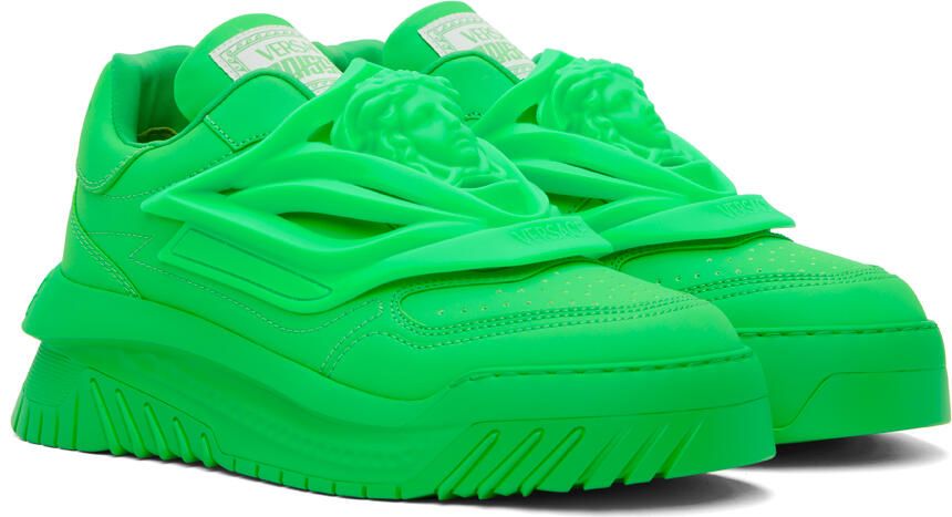 Versace Green Odissea Sneakers - Picture 2