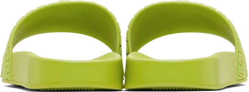 Versace Green Palazzo Slides