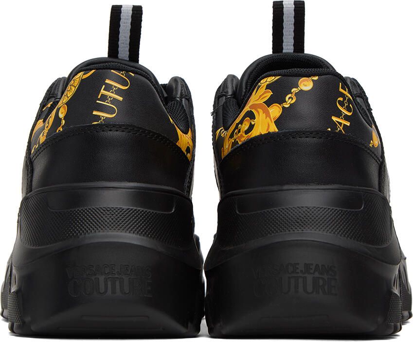 Versace Jeans Couture White & Gold Speedtrack Sneakers - Picture 2