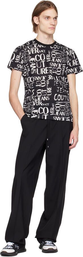 Versace Jeans Couture Black & White Levion Sneakers - Picture 4