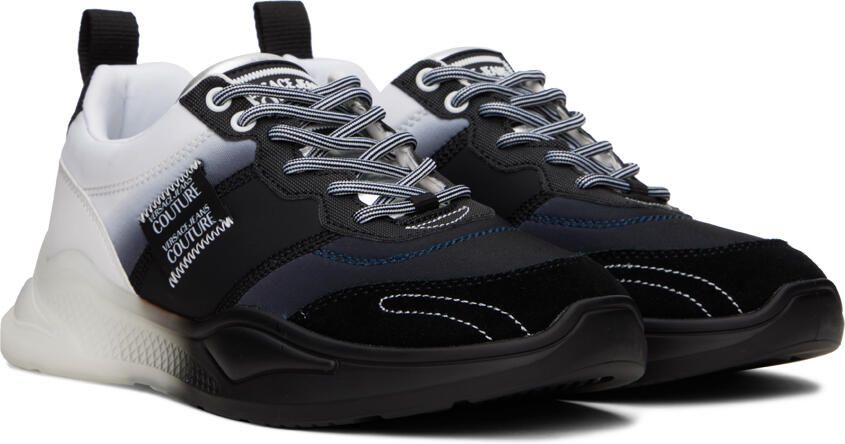 Versace Jeans Couture Black & White Levion Sneakers - Picture 2