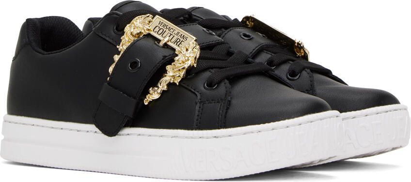 Versace Jeans Couture Black Court 88 Sneakers - Picture 2