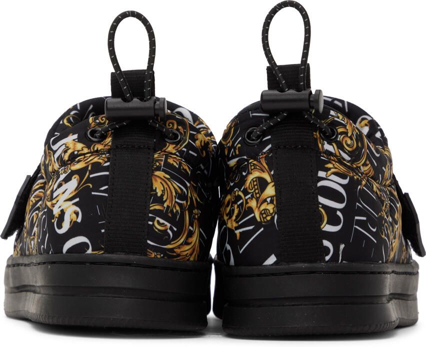 Versace Jeans Couture Black Court 88 Sneakers