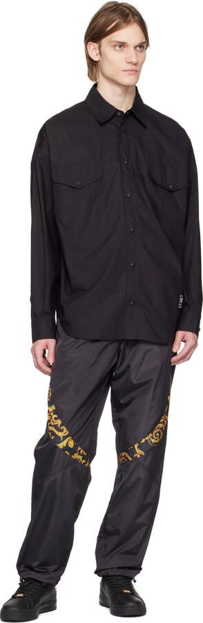 Versace Jeans Couture Black Court 88 V-Emblem Sneakers - Picture 4