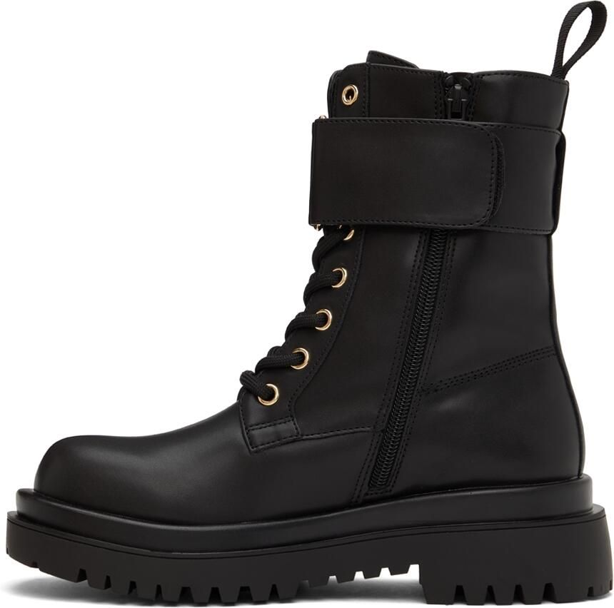 Versace Jeans Couture Black Drew Ankle Boots