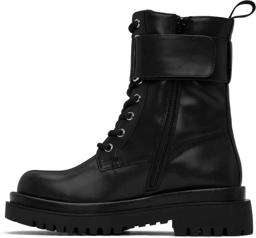 Versace Jeans Couture Black Drew Boots