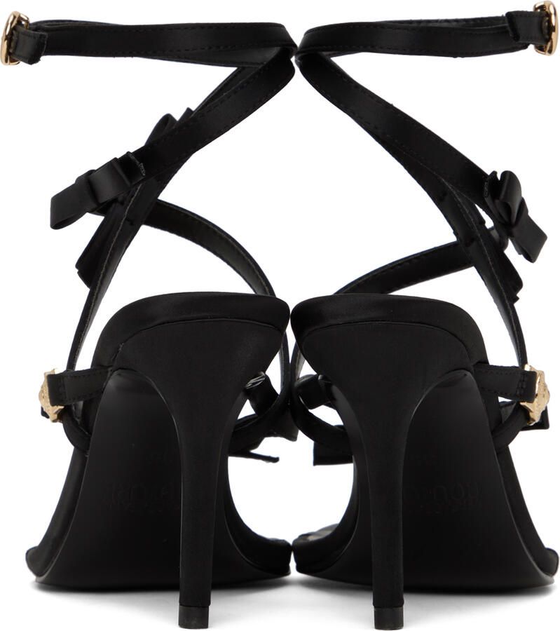 Versace Jeans Couture Black Emily Heeled Sandals