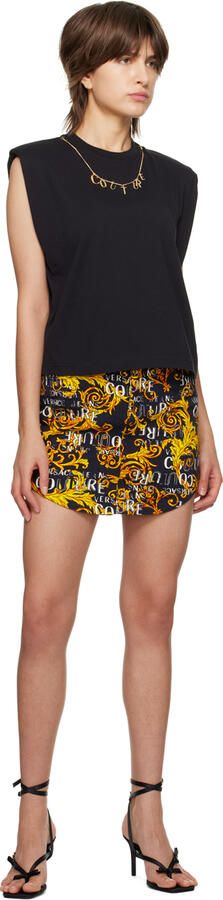 Versace Jeans Couture Black Emily Heeled Sandals - Picture 4