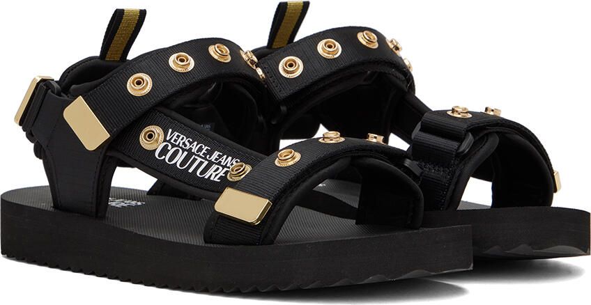 Versace Jeans Couture Black Ipanema Sandals - Picture 2