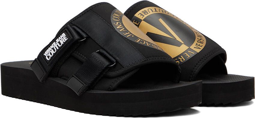 Versace Jeans Couture Black Ipanema Sandals - Picture 2