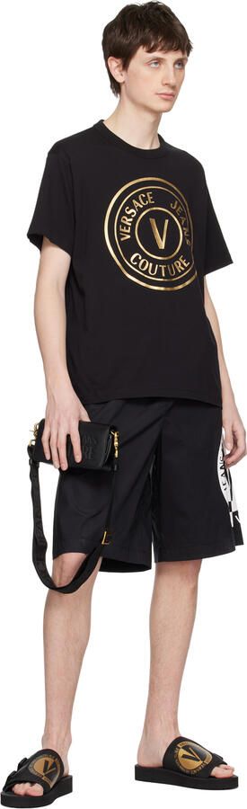 Versace Jeans Couture Black Ipanema Sandals - Picture 4