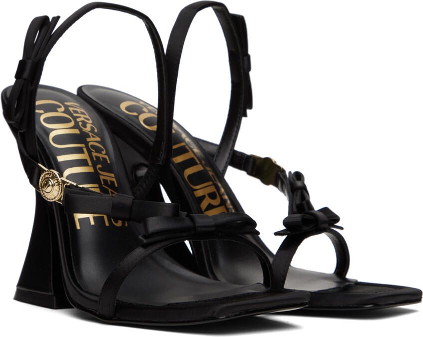 Versace Jeans Couture Black Kirsten Heeled Sandals - Picture 3