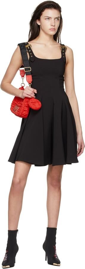 Versace Jeans Couture Black Logo Ankle Boots - Picture 4