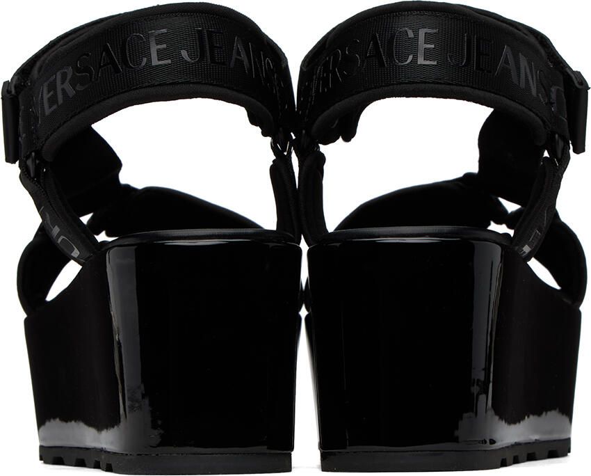 Versace Jeans Couture Black Mallory Sandals