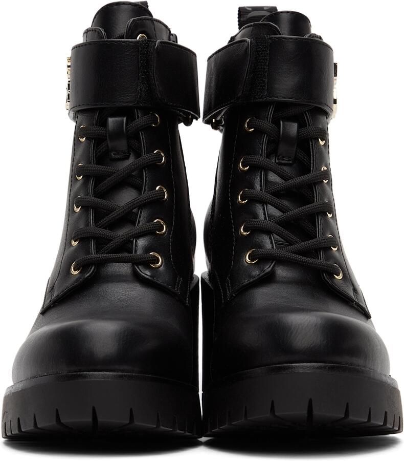 Versace Jeans Couture Black Mia Strap Boots