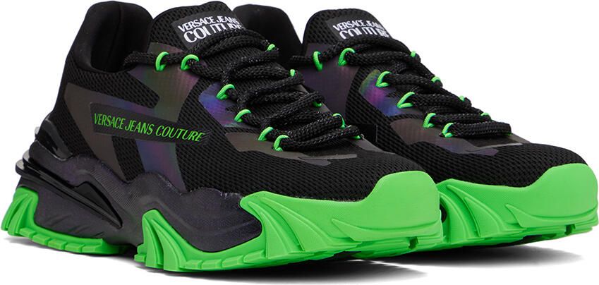 Versace Jeans Couture Black New Trail Trek Sneakers - Picture 2