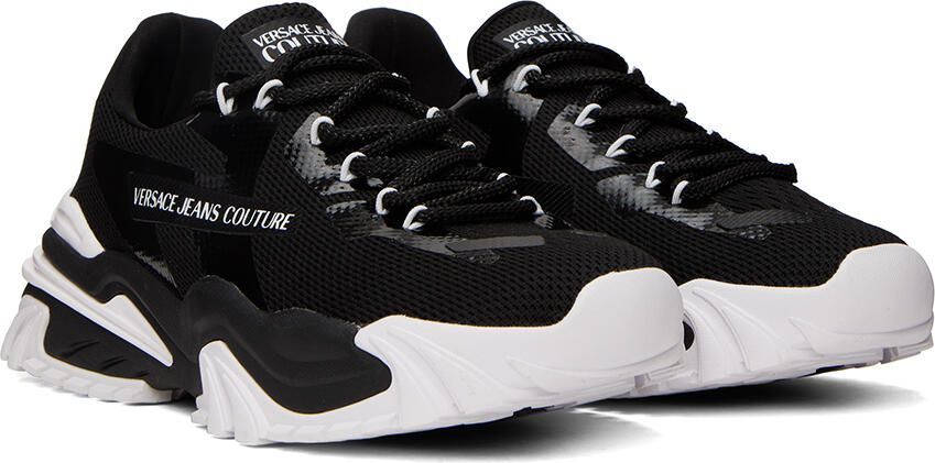 Versace Jeans Couture Black New Trail Trek Sneakers - Picture 2