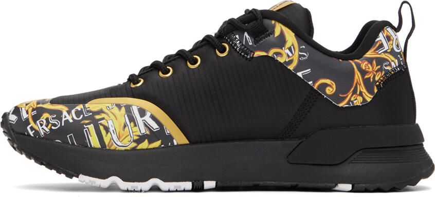 Versace Jeans Couture Black Regalia Baroque Sneakers - Picture 3