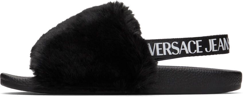 Versace Jeans Couture Black Shelly Sandals - Picture 3