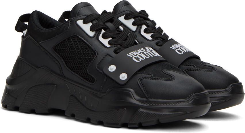 Versace Jeans Couture Black Speedtrack Sneakers - Picture 2