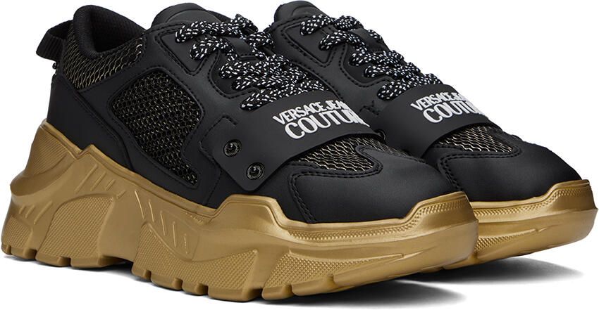 Versace Jeans Couture Black Speedtrack Sneakers - Picture 2