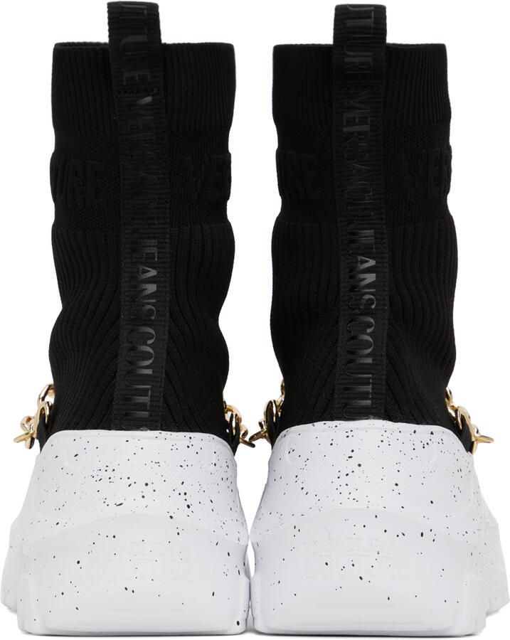 Versace Jeans Couture Black Speedtrack Sneakers - Picture 2