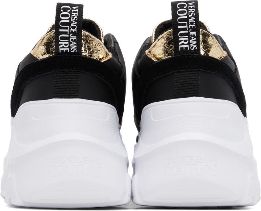 Versace Jeans Couture Black Speedtrack Sneakers