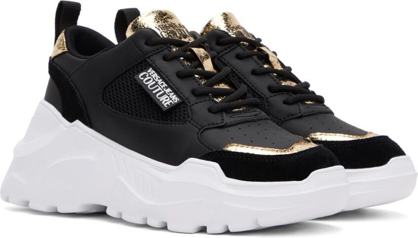 Versace Jeans Couture Black Speedtrack Sneakers - Picture 2