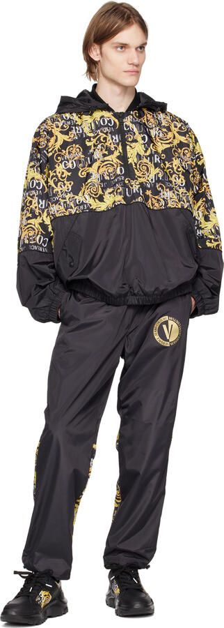 Versace Jeans Couture Black Speedtrack Sneakers - Picture 4