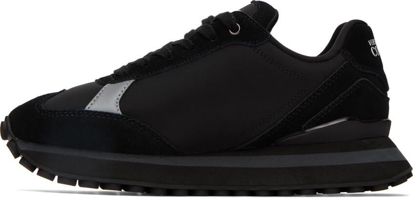 Versace Jeans Couture Black Speedtrack Sneakers - Picture 6