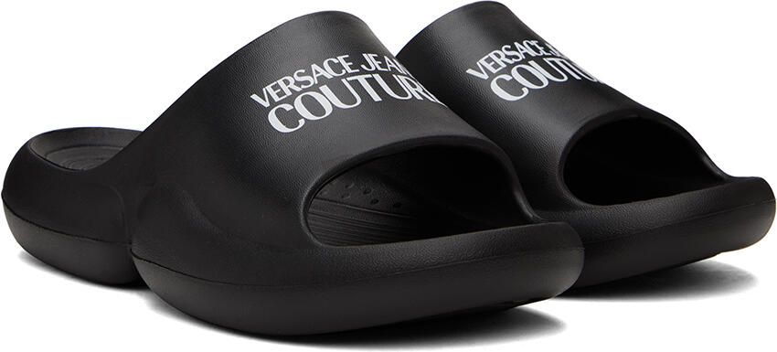 Versace Jeans Couture Black Tago Slides - Picture 2