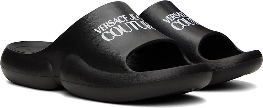 Versace Jeans Couture Black Tago Slides - Picture 2