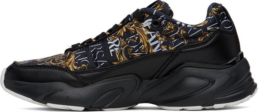 Versace Jeans Couture Black Wave Sneakers - Picture 3