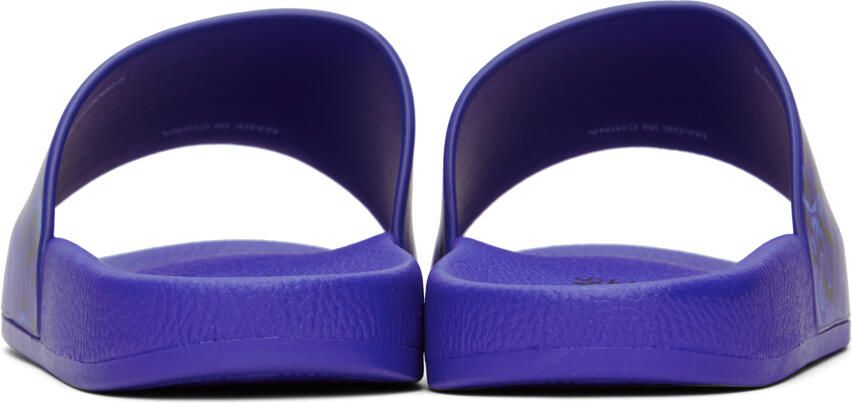 Versace Jeans Couture Blue Logo Couture Slides