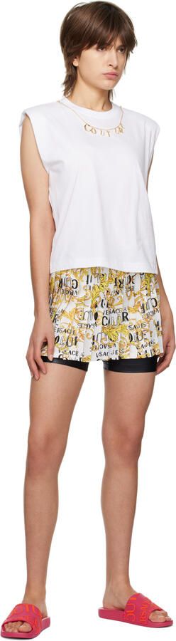 Versace Jeans Couture Pink Fondo Slides - Picture 4