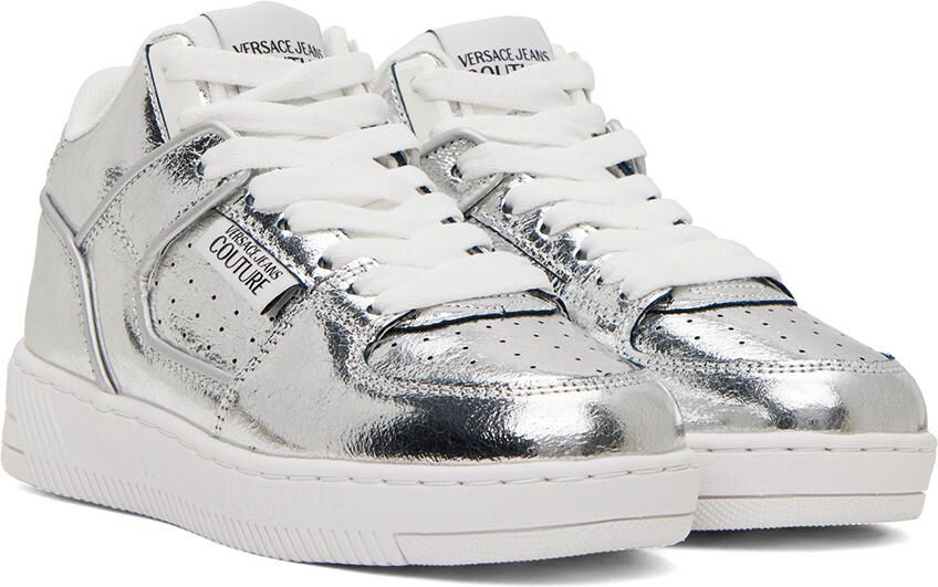 Versace Jeans Couture Silver Meyssa Sneakers - Picture 2