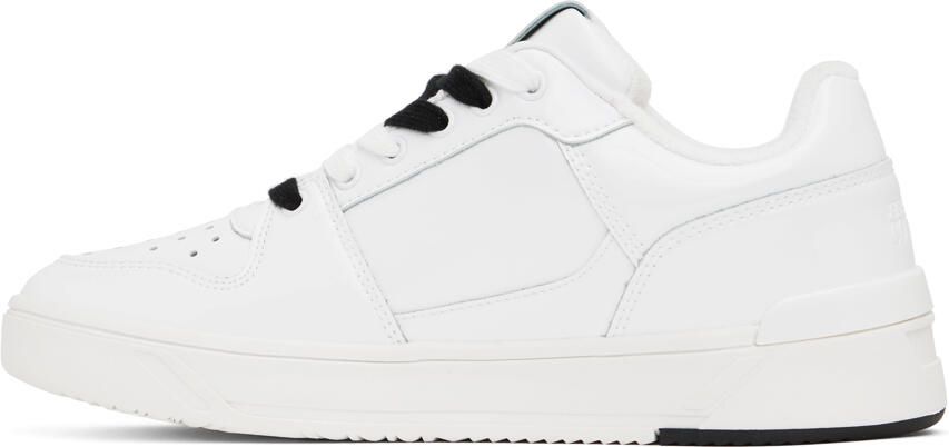 Versace Jeans Couture White & Black Printed Sneakers - Picture 3