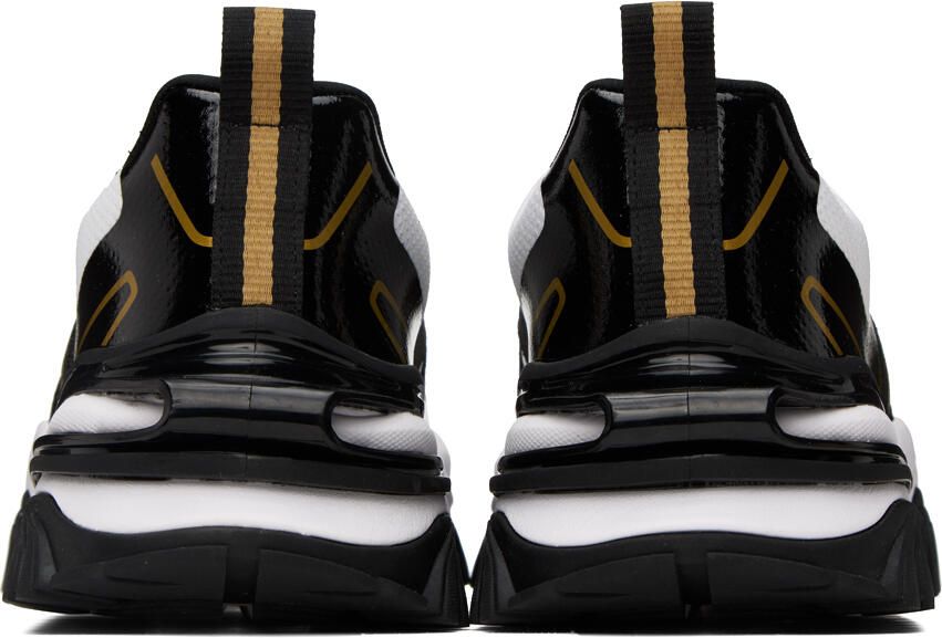 Versace Jeans Couture White & Black Trail Trek Sneakers