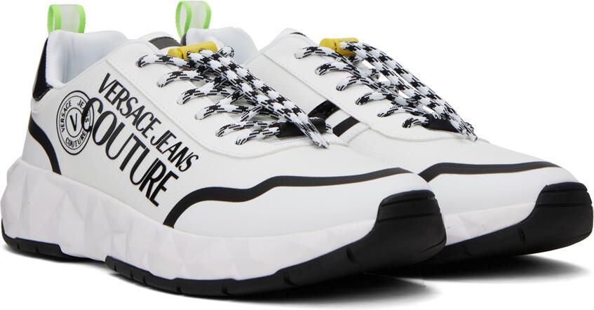 Versace Jeans Couture White Atom Sneakers - Picture 2