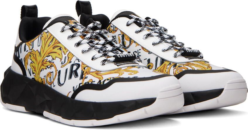 Versace Jeans Couture White Atom Sneakers - Picture 2
