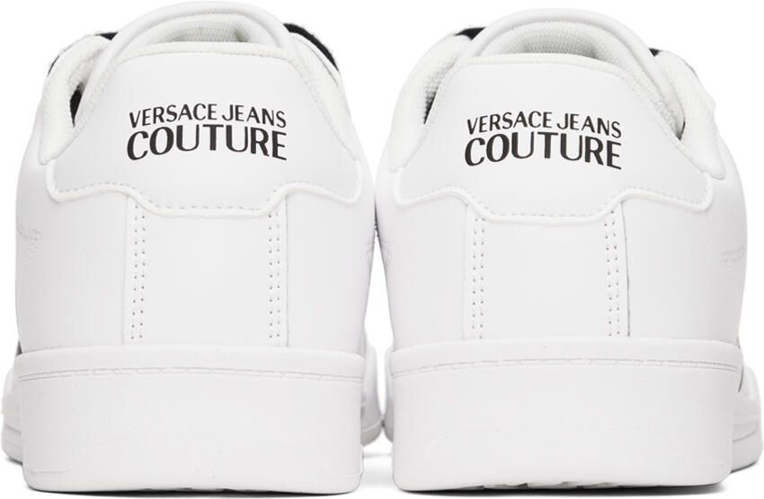 Versace Jeans Couture White Brooklyn V-Emblem Sneakers